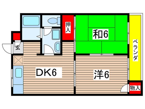 アビタシオン 一愛の物件間取画像